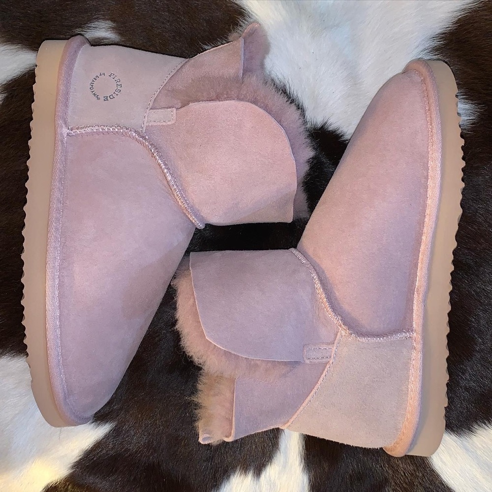 Fireside Perth Shearling Foldover Boot Slipper